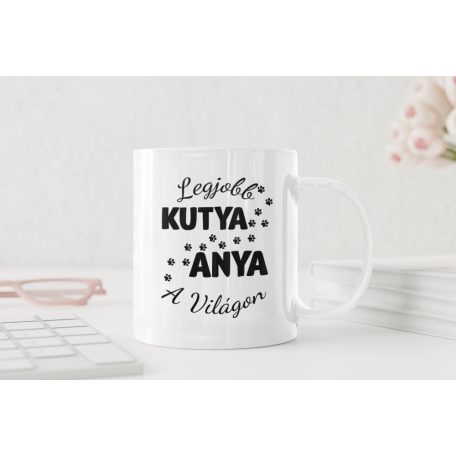  Legjobb kutya anya a világon bögre