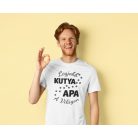 Legjobb kutya apa a világon férfi póló