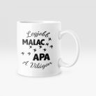 Legjobb malac apa a világon bögre