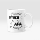 Legjobb nyuszi apa a világon bögre