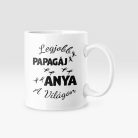 Legjobb papagáj anya a világon bögre