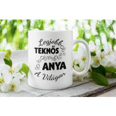 Legjobb teknős anya a világon bögre