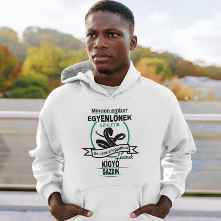 Minden ember egyenlőnek születik, de csak a legjobbak lesznek kígyó gazdik pulóver