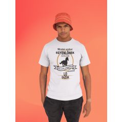   Minden ember egyenlőnek születik, de csak a legjobbak lesznek ló gazdik férfi póló