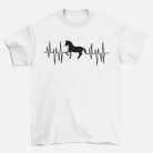 Ló Heartbeat férfi póló