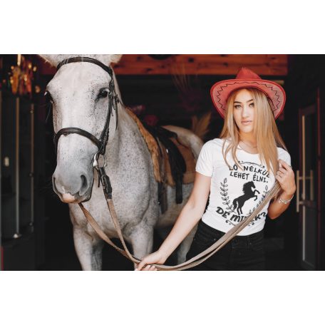 Ló nélkül lehet élni, de minek? női póló