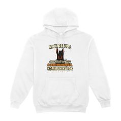   Ne haragudj, ma kizárólag a dobermannommal kommunikálok pulóver