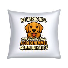   Ne haragudj, ma kizárólag a goldenemmel kommunikálok párna