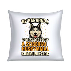   Ne haragudj, ma kizárólag a szibériai huskymmal kommunikálok párna