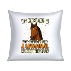Ne haragudj, ma kizárólag a lovammal kommunikálok párna