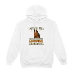   Ne haragudj, ma kizárólag a lovammal kommunikálok pulóver