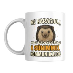 Ne haragudj, ma kizárólag a sünimmel kommunikálok bögre