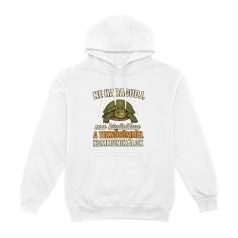   Ne haragudj, ma kizárólag a teknősömmel kommunikálok pulóver