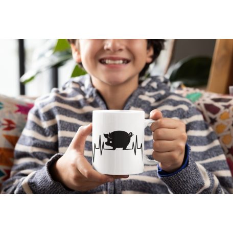 Malac Heartbeat bögre