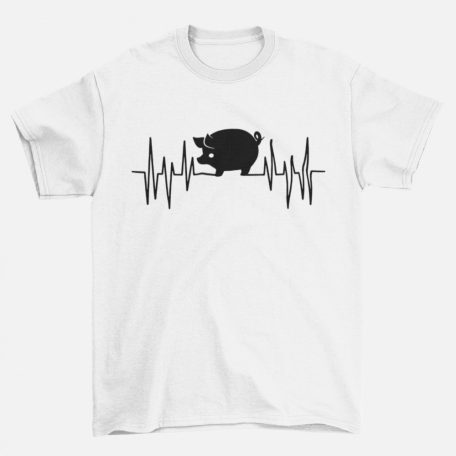 Malac Heartbeat férfi póló