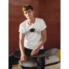 Malac Heartbeat férfi póló