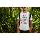 Színes - Malac nélkül lehet élni, de minek? férfi póló