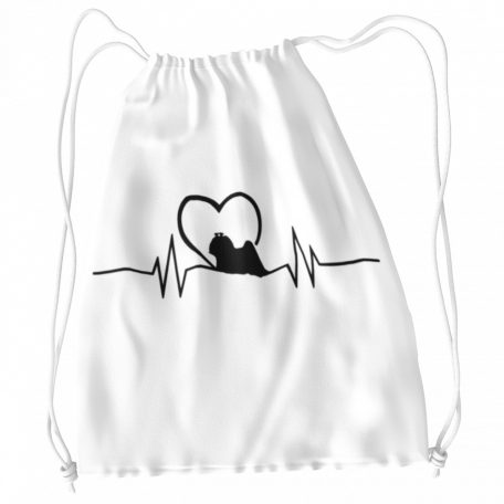 Máltai selyemkutya heartbeat tornazsák