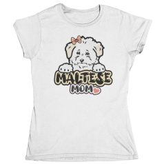 Maltese Mom női póló
