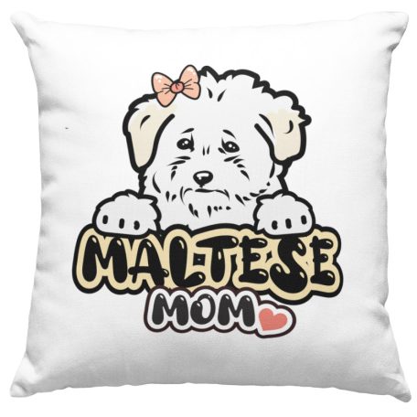 Maltese Mom párna