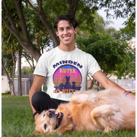 Minden kutya jó kutya férfi póló