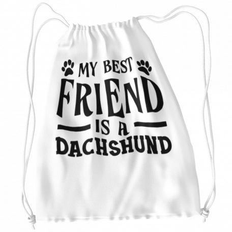 My best friend is dachshund tornazsák