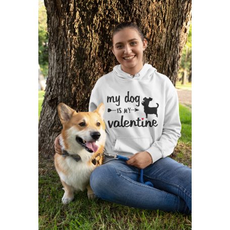 My dog is my valentine pulóver