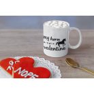 My horse is my valentine bögre