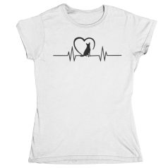 Németjuhász heartbeat női póló