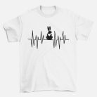 Nyuszi Heartbeat férfi póló