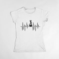 Nyuszi Heartbeat női póló
