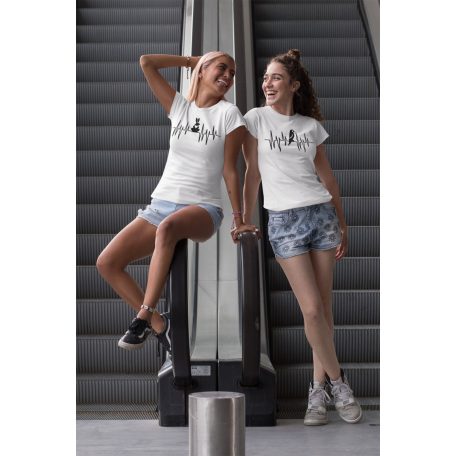 Nyuszi Heartbeat női póló