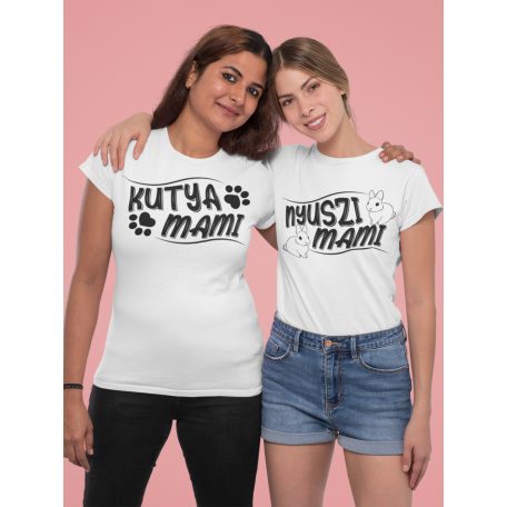 Nyuszi mami női póló