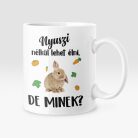 Színes - Nyuszi nélkül lehet élni, de minek? bögre