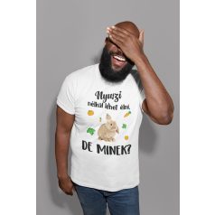   Színes - Nyuszi nélkül lehet élni, de minek? férfi póló