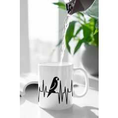 Papagáj Heartbeat bögre