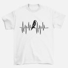 Papagáj Heartbeat férfi póló