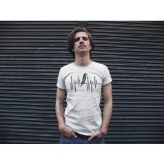 Papagáj Heartbeat férfi póló