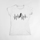 Papagáj Heartbeat női póló