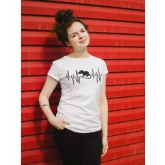 Patkány Heartbeat női póló