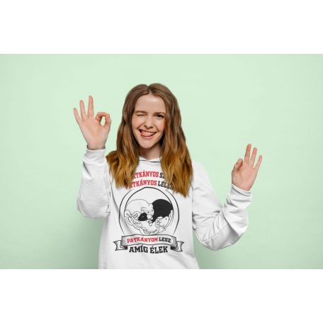 Patkányos szív patkányos lélek patkányom lesz amíg élek pulóver