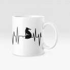 Róka heartbeat bögre