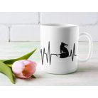 Róka heartbeat bögre