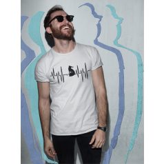 Róka Heartbeat férfi póló