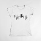 Róka Heartbeat női póló