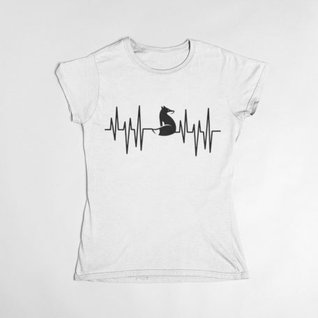 Róka Heartbeat női póló