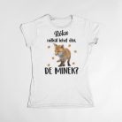 Színes - Róka nélkül lehet élni, de minek? női póló