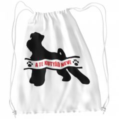 Schnauzer egyedi neves tornazsák