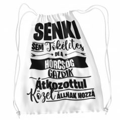 Senki sem tökéletes de a hörcsög tornazsák