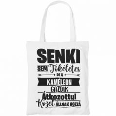 Senki sem tökéletes de a kaméleon vászontáska